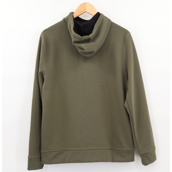 Nobull Men's Athletic Workout Hoodie Running Gym Green Sweatshirt Size M - Picture 2 of 5